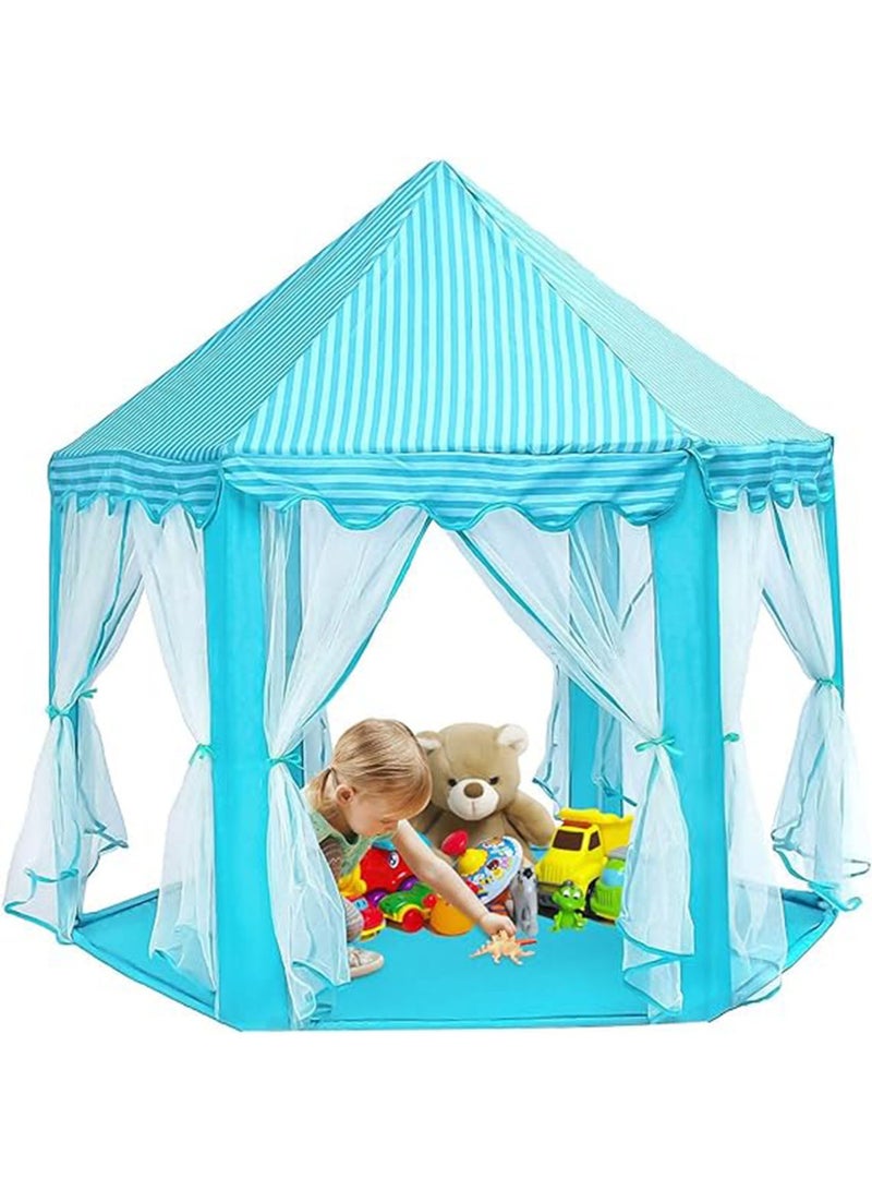 Large Indoor and Outdoor Kids Play House Kids Tent New children's hexagonal tent indoor and outdoor tulle princess prince tent mosquito proof breathable tent