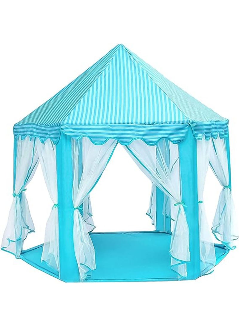 Large Indoor and Outdoor Kids Play House Kids Tent New children's hexagonal tent indoor and outdoor tulle princess prince tent mosquito proof breathable tent