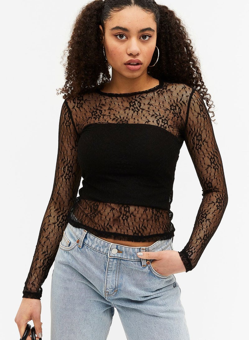 Mesh Detail Top