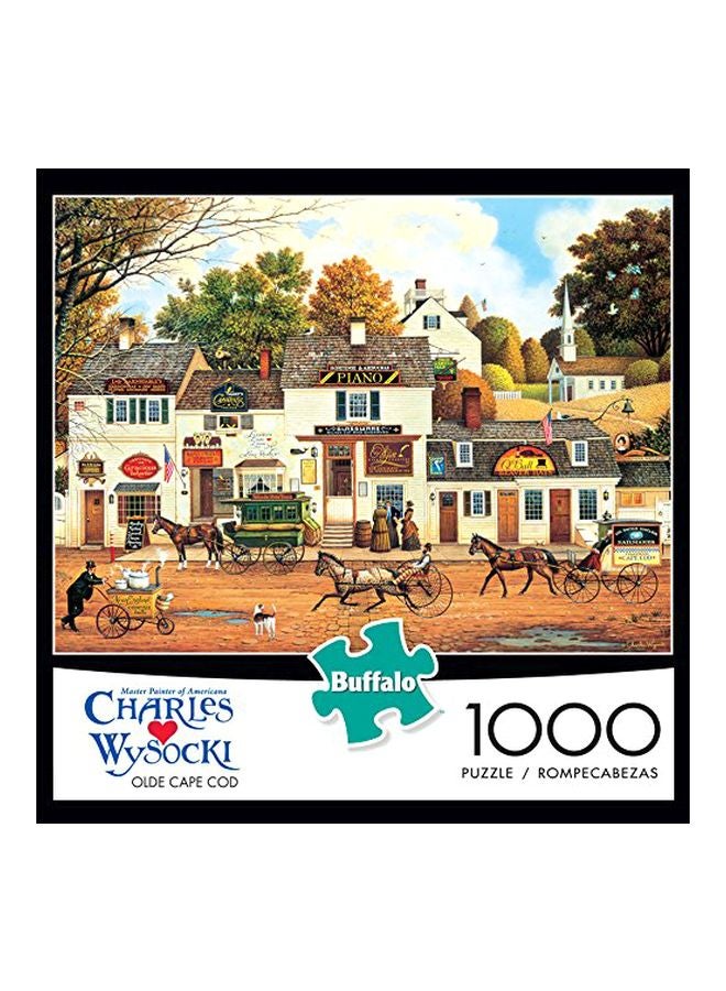 1000-Charles Wysocki Olde Cape Cod Jigsaw Puzzle 11431