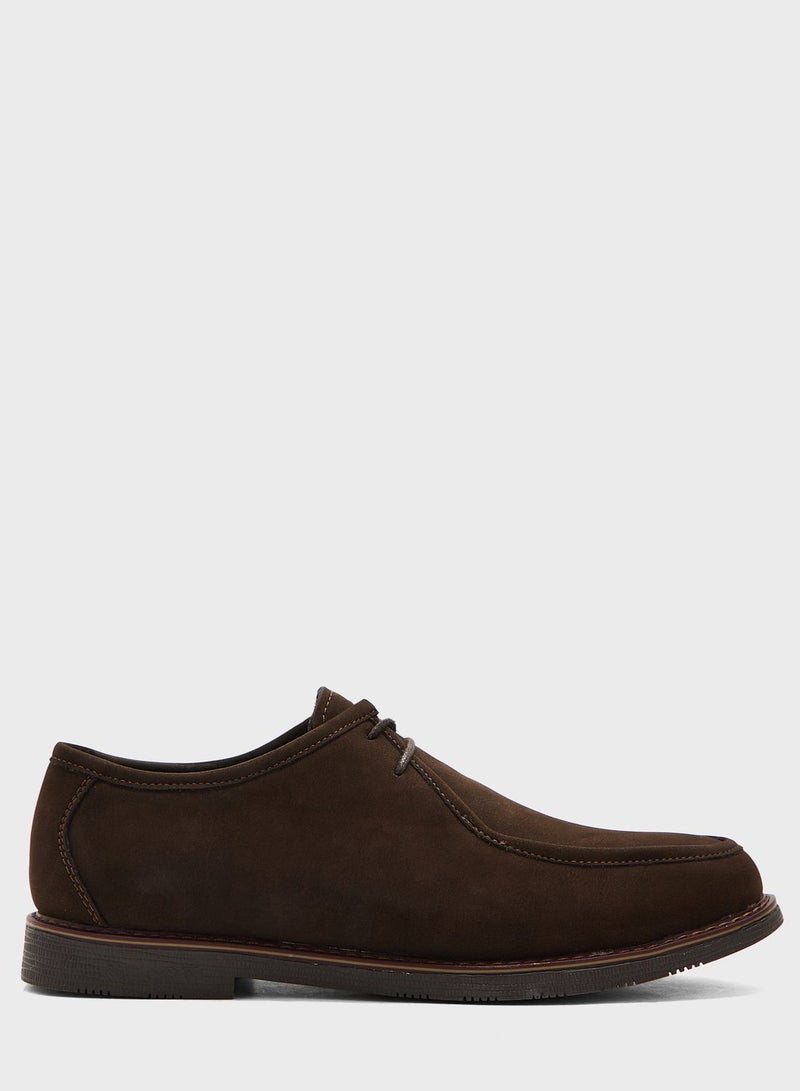 Nubuck Casual Lace Ups