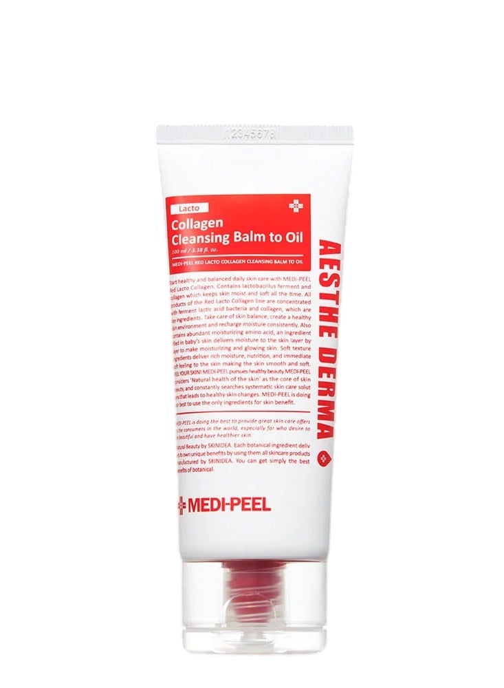 [MEDI-PEEL] RED LACTO COLLAGEN CLEANSING BALM TO OIL