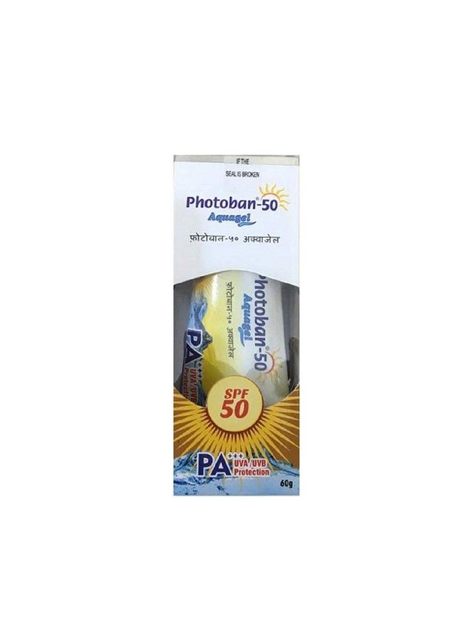 Photoban50 Aquagel Sunscreen 60Gm Pack Of 2 Manat