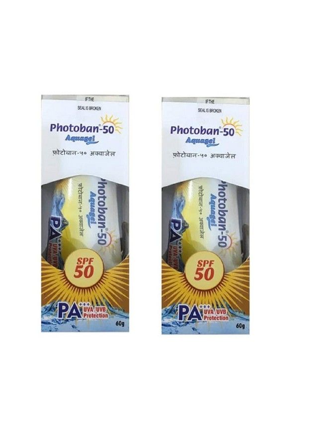 Photoban50 Aquagel Sunscreen 60Gm Pack Of 2 Manat