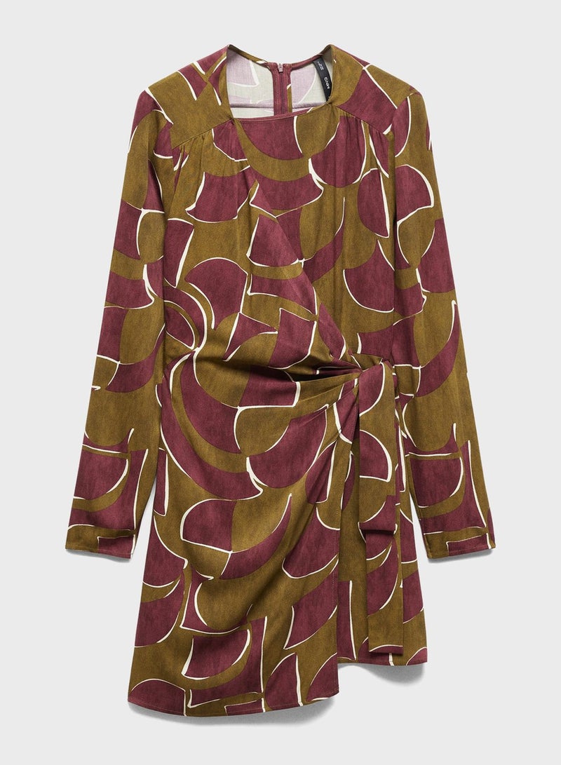 Belted Wrap Dress