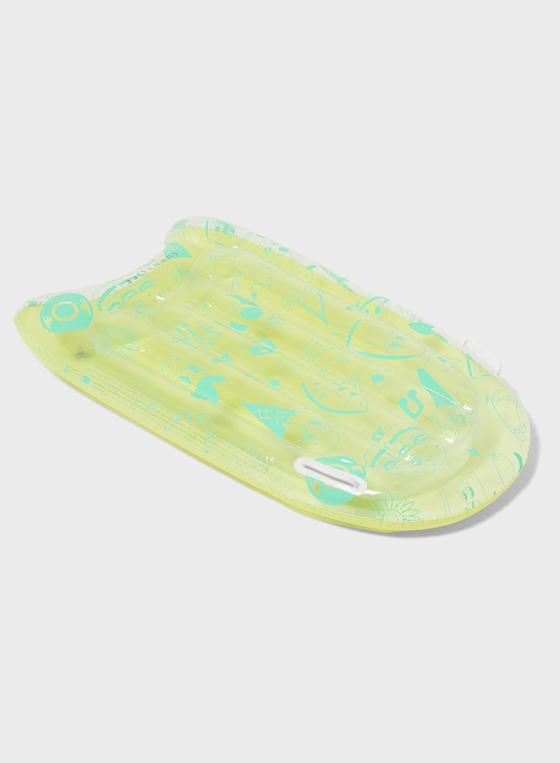 Inflatable Boogie Board The Sea Kids Blue-Lime