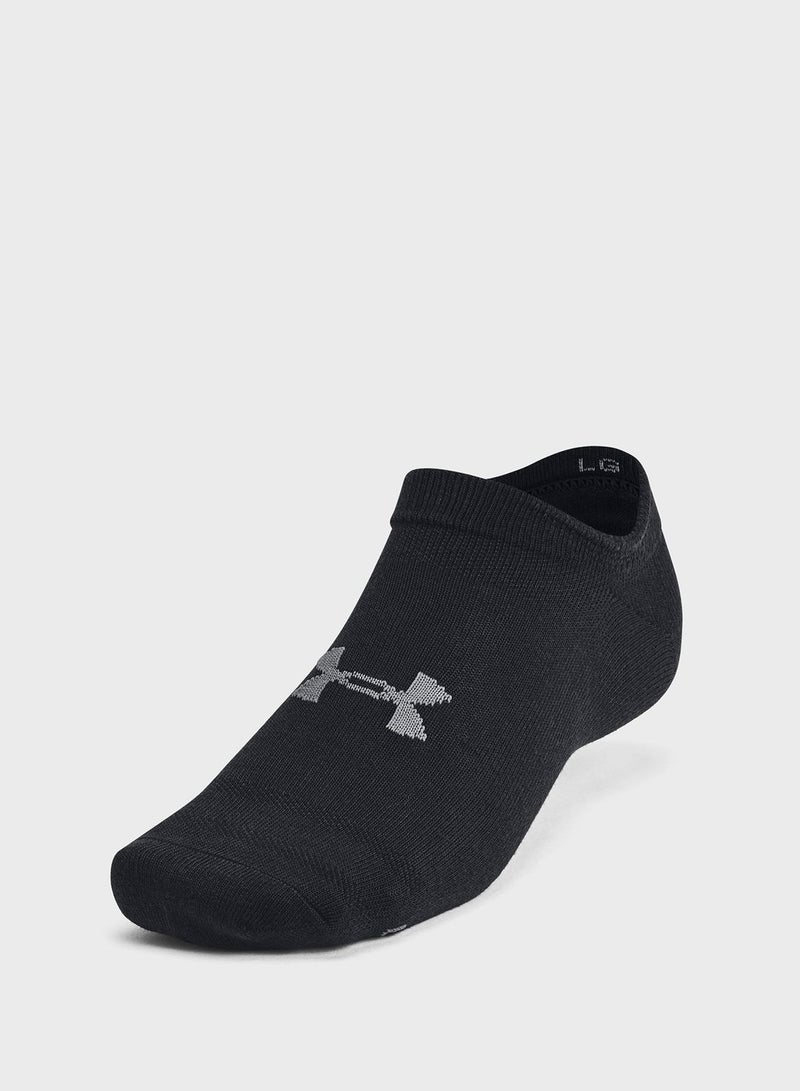 6 Pack Essential No-Show Socks