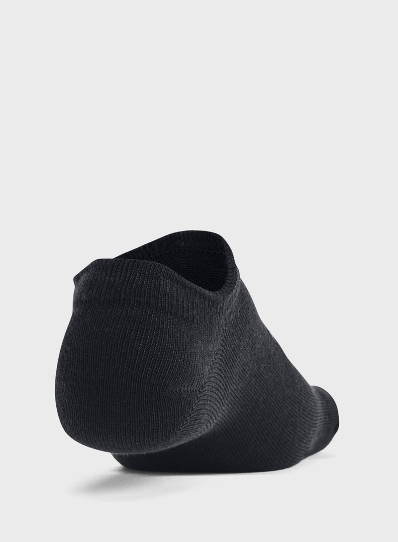 6 Pack Essential No-Show Socks