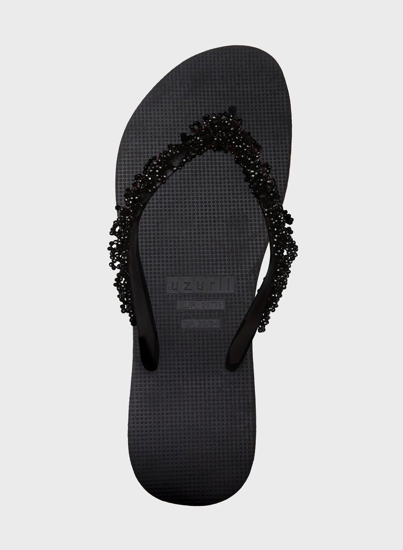 Embellished Flip Flop