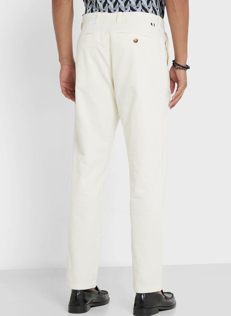 Essential Regular Fit Cord Pants