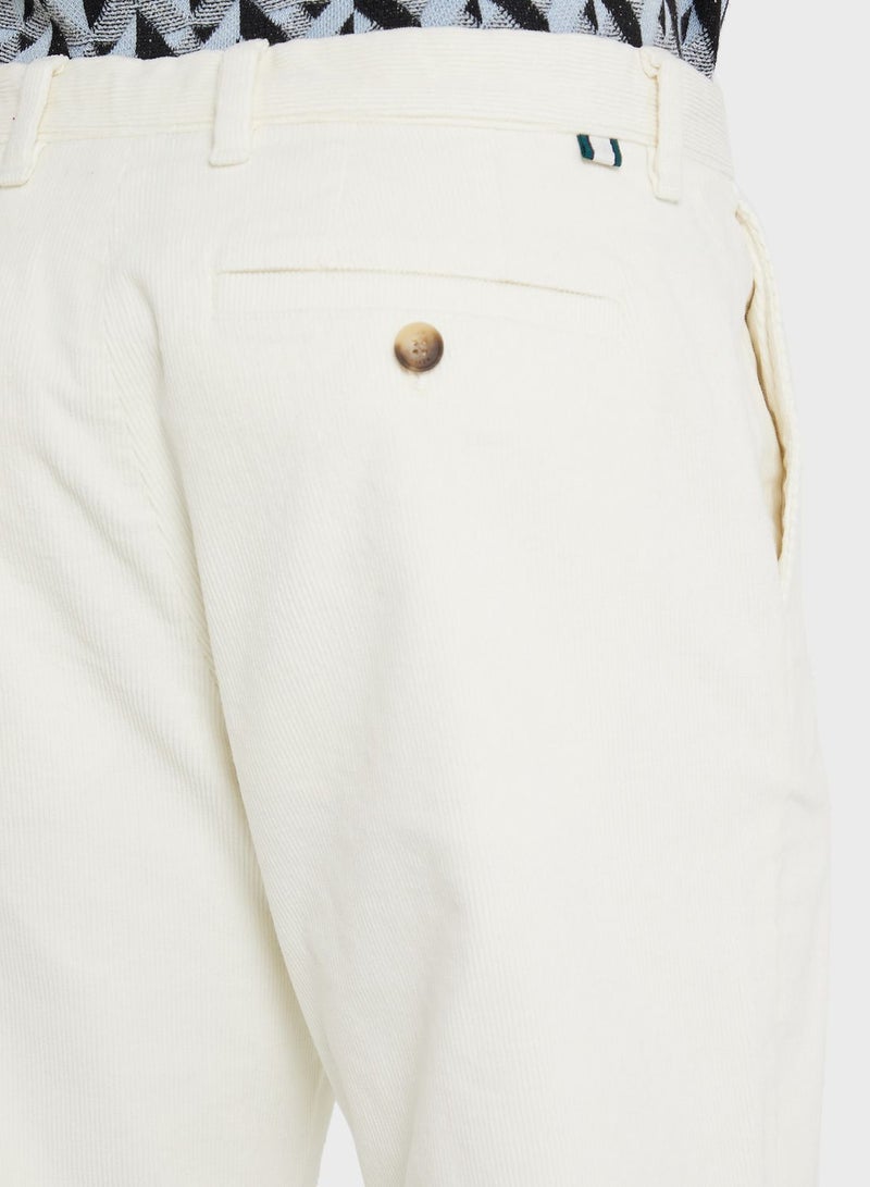 Essential Regular Fit Cord Pants