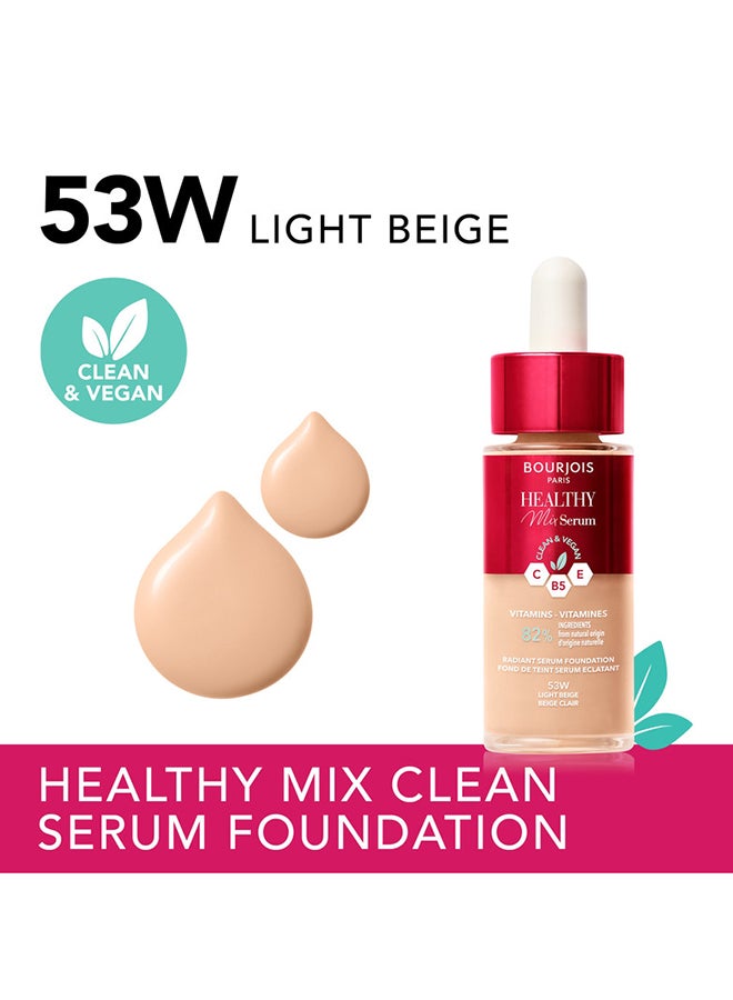 Healthy Mix Serum Foundation - 53W - Light Beige