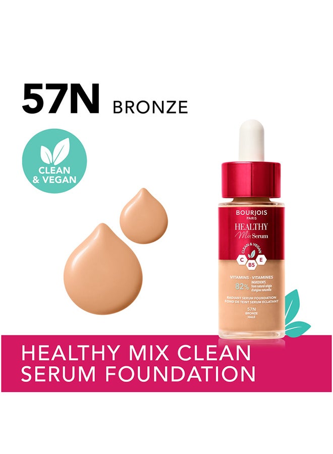 Healthy Mix Serum Foundation - 57N - Bronze