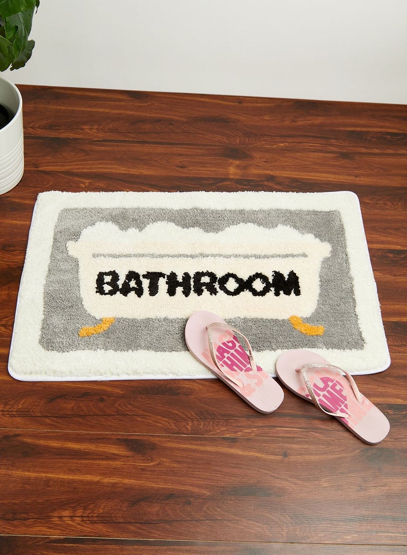 Bathroom Printed Bath Mat