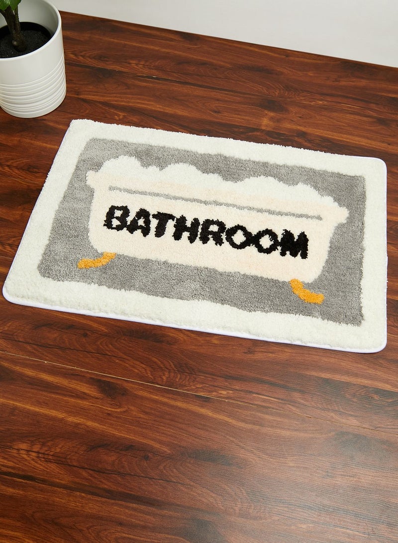 Bathroom Printed Bath Mat