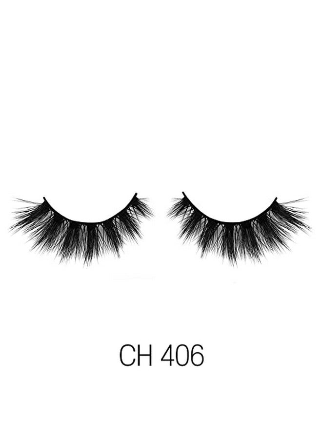 3D Cashmere Eyelashes Natural Look Wispy Glam Fresh Fluffy Soft Reusable Luxurious Handmade Strips False Lashes 3 Packs Bundle Special Ch (Ch406 3)