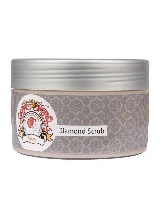 Indrani Diamond Scrub 300G For Effective In Removing Deepseated Impurities Cleaning Pores And Decreasing Their Size Without Causing Irritation