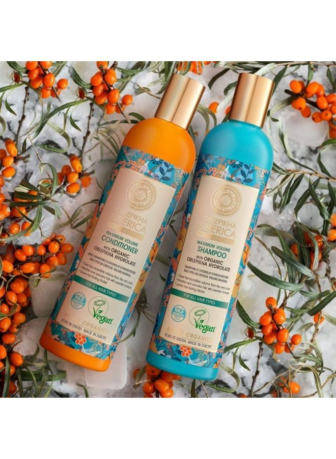 Oblepikha Conditioner Maximum Volume for All Hair Types, 400 mL