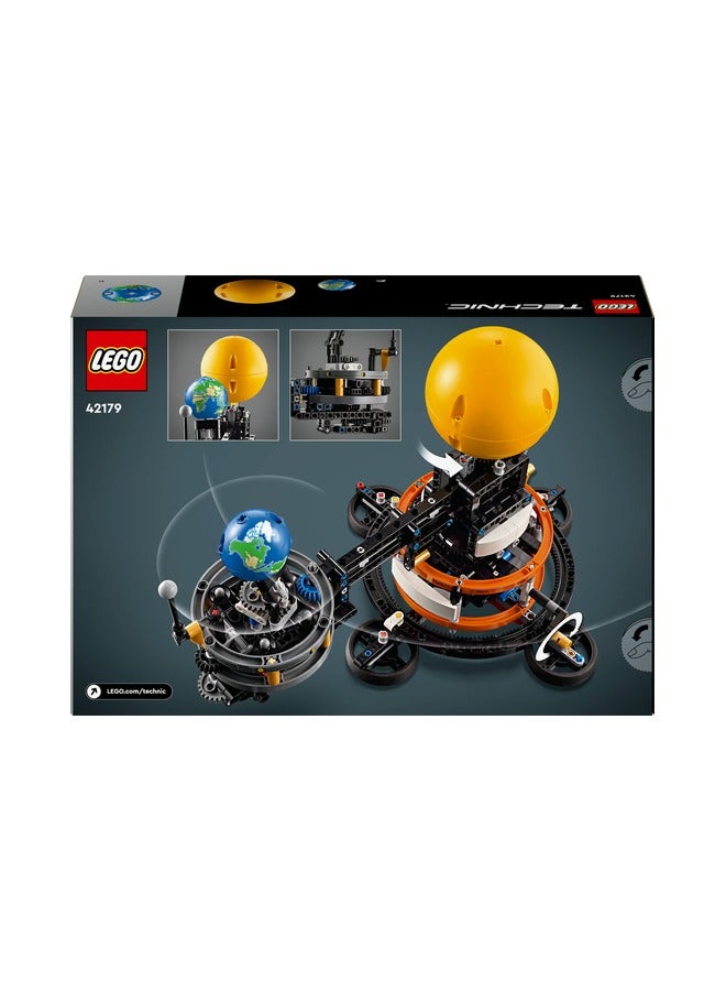 42179 Technic Planet Earth and Moon in Orbit Building Set, Outer Space Gift for Kids Aged 10 and Over, Solar System Toy, Imaginative, Independent Play for Boys and Girls