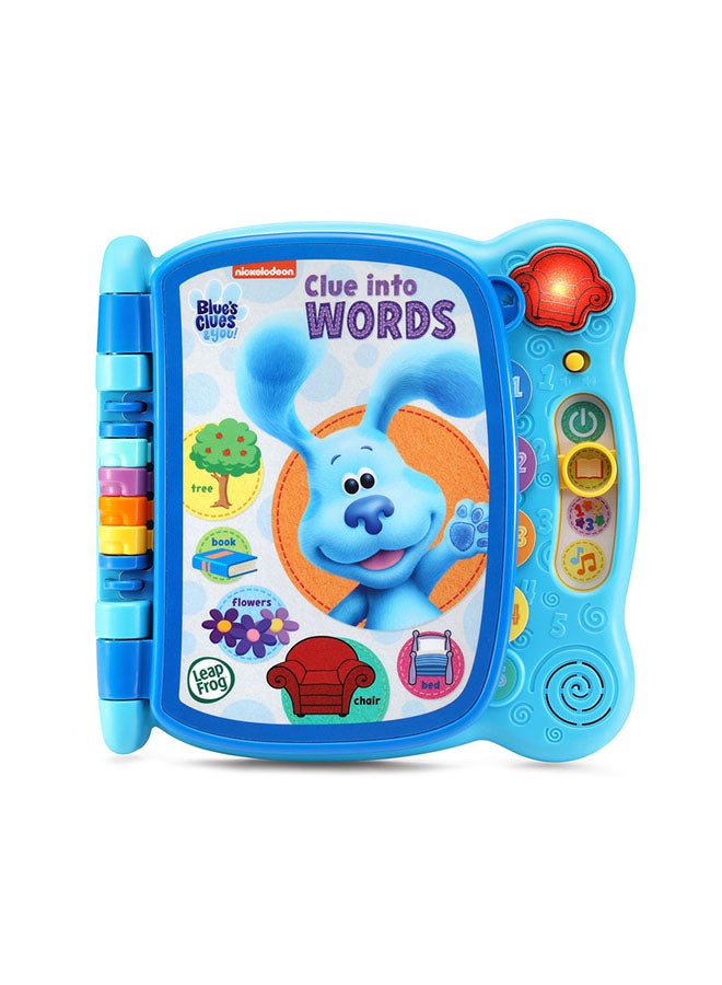 Blue's Clues Reading Time and You! Clue Into Words Learning E-Book - Interactive Educational Toy for Preschoolers Aged 3 and above, Multicolored