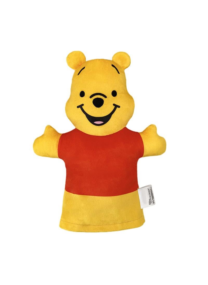 1 Piece Disney Winnie Bear Hand Puppet Parent Child Interactive Plush Toy Role Playing