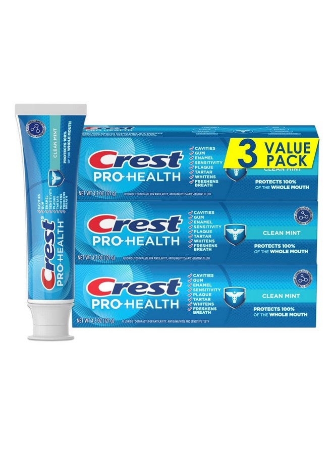 Prohealth Clean Mint Toothpaste (4.3Oz) Triple Pack