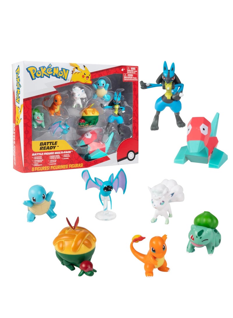Pokémon Battle Figure Multipack 8-Pack - 3 Inches