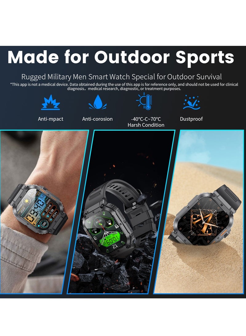 Smart Watch for Men Bluetooth Calling 1.95