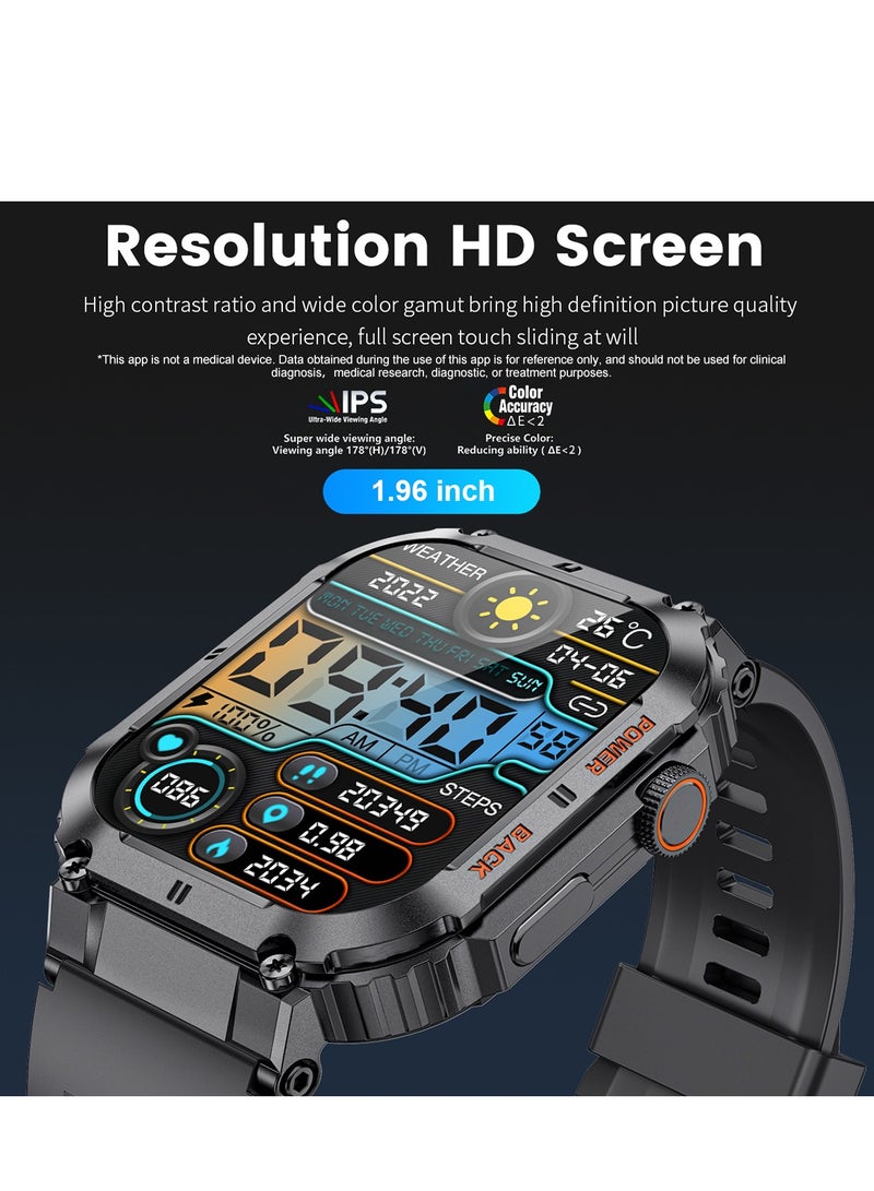 Smart Watch for Men Bluetooth Calling 1.95