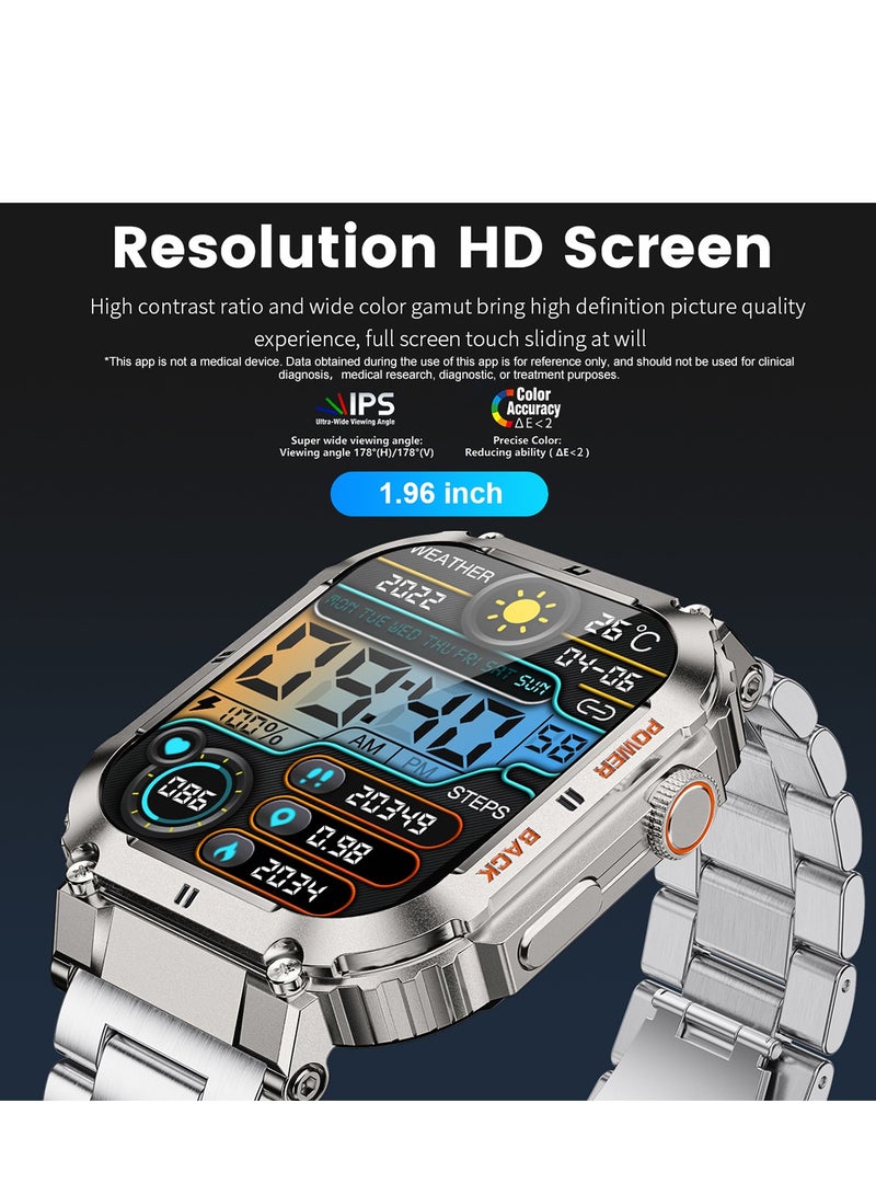 Smart Watch for Men Bluetooth Calling 1.95