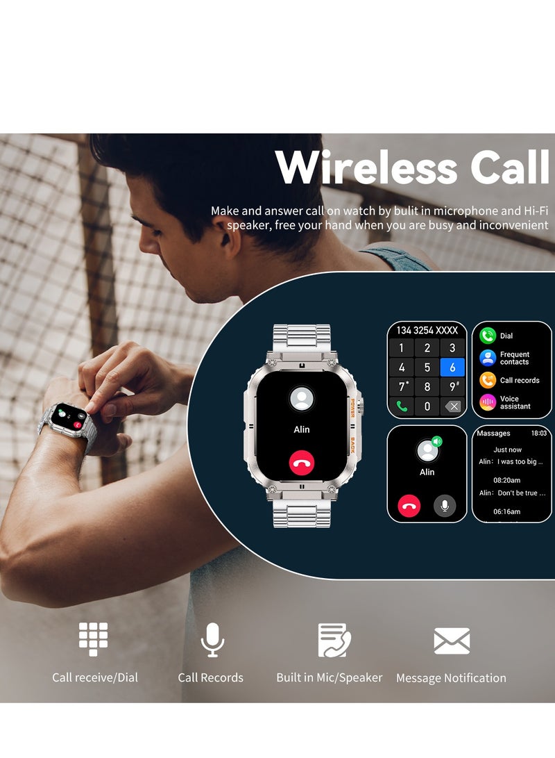 Smart Watch for Men Bluetooth Calling 1.95