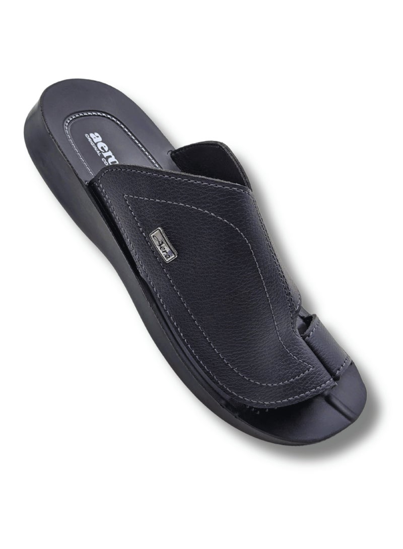 Aerosoft Men's Slippers G8182 Black