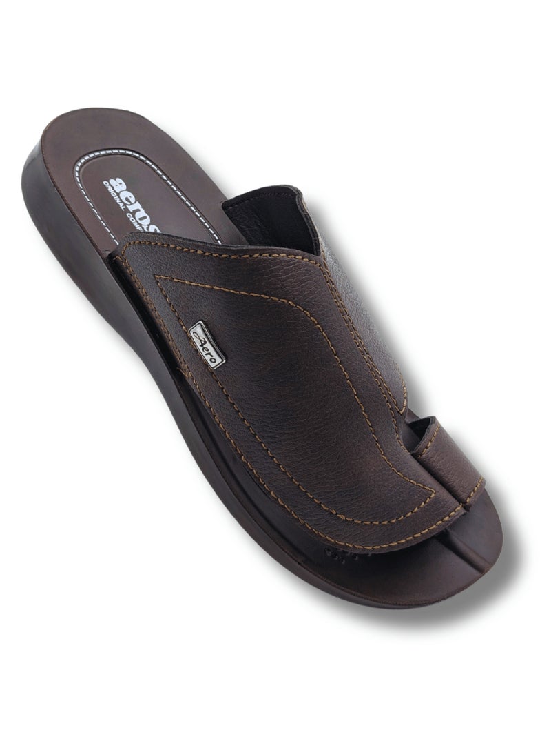 Aerosoft Men's Slippers G8182 Brown