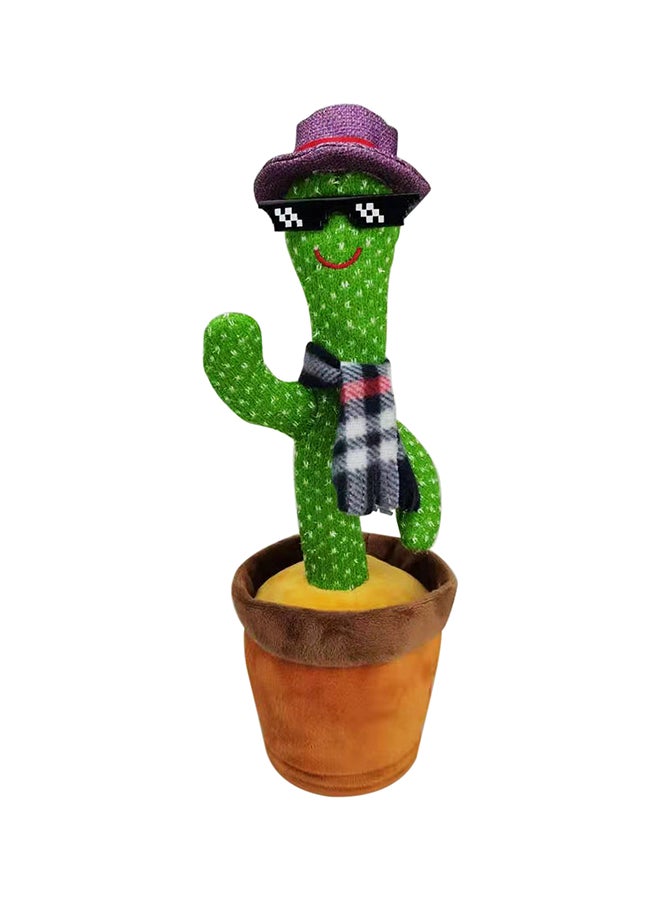 Electronic Dancing & Singing Cactus Knitted Doll