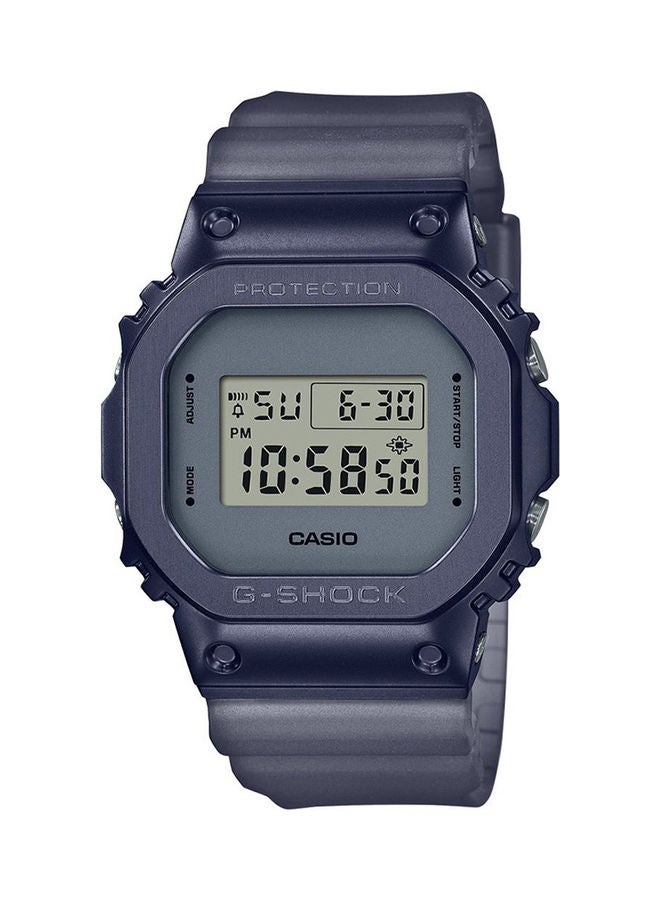 Men's Resin Strap Square Shape Digital Wrist Watch GM-5600MF-2DR - 43mm - Grey