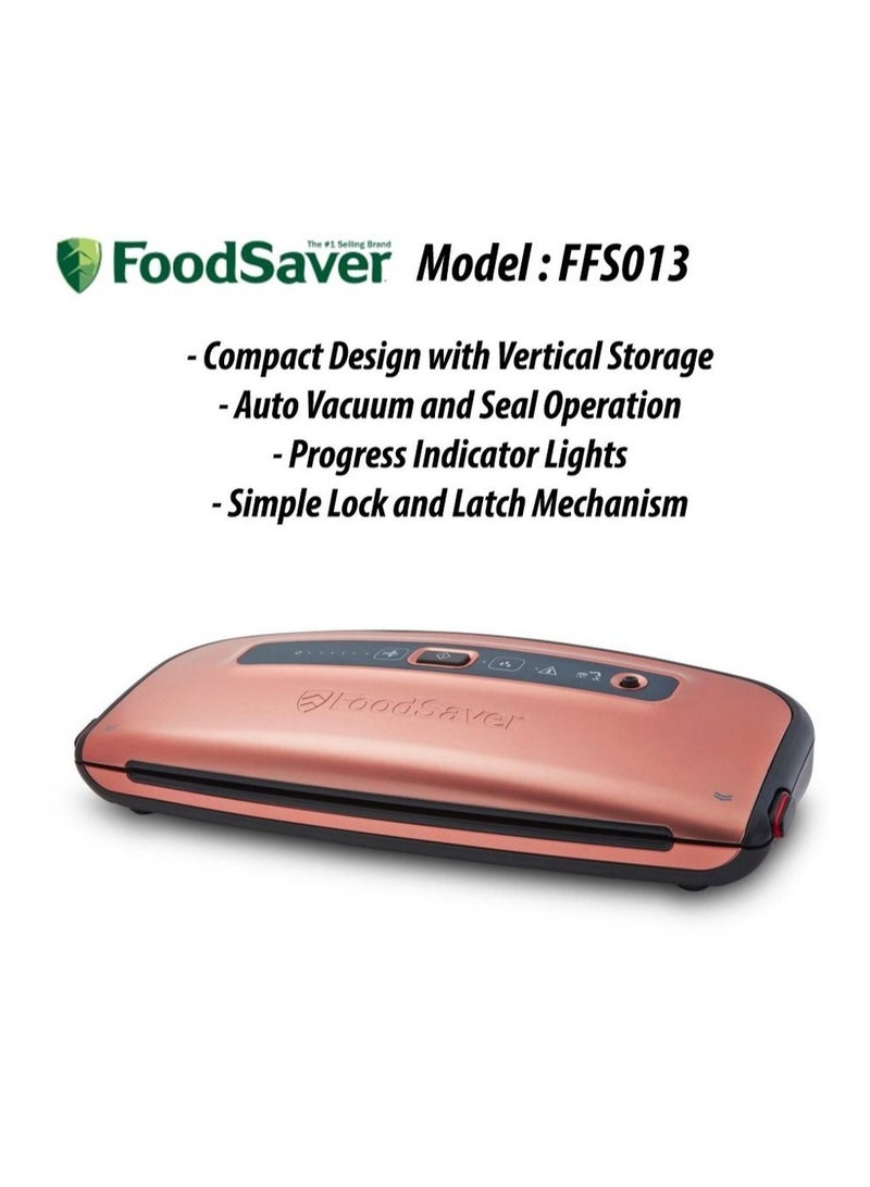 Food Vacuum Sealing Machine System With 10x0.9L Sealing Bag, 10x3.7L Sealing Bags and 2x Rolls of custom sized bag