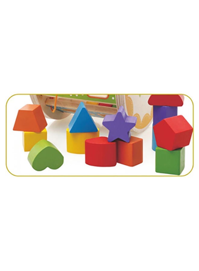 Intelligence Educational Game Perfect Shapes Sorter Multicolored Durable ‎18.5x18.5x18.8cm