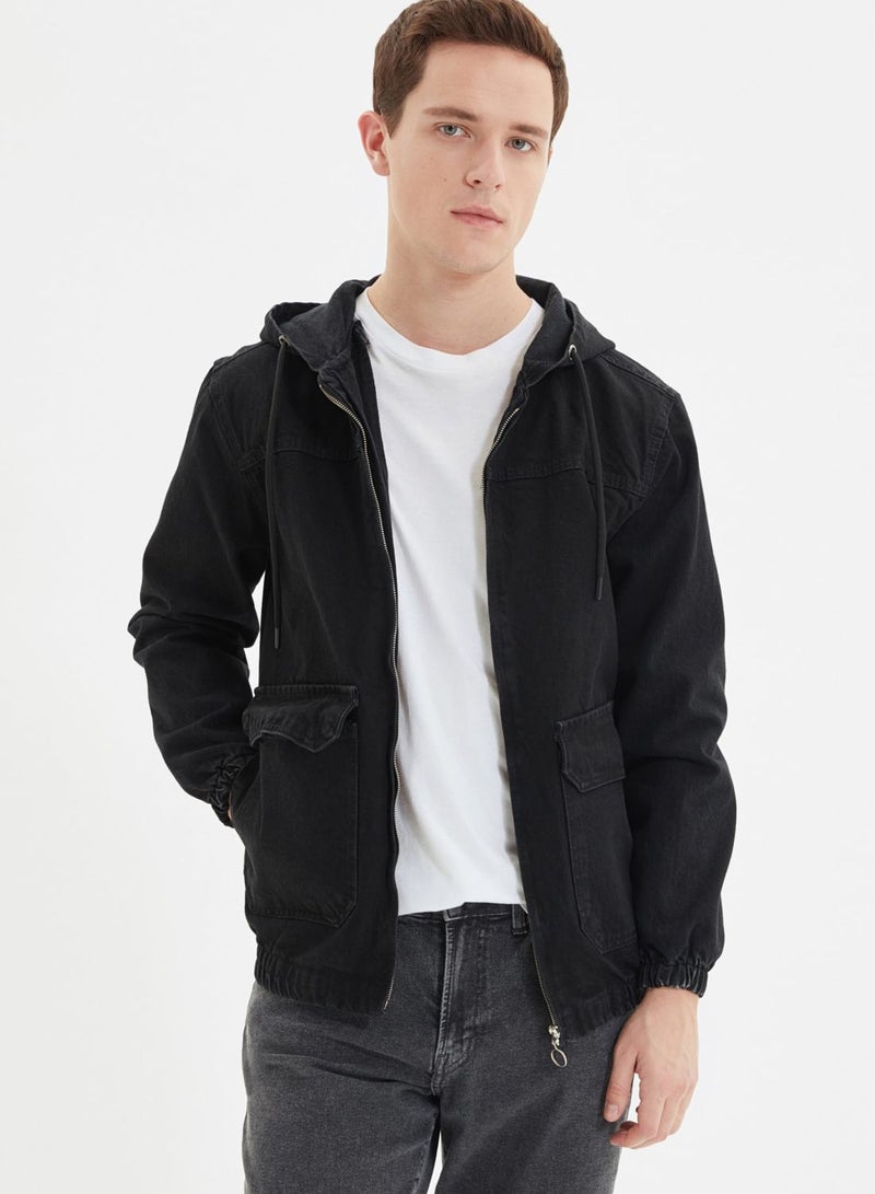 Rinse Hooded Denim Jacket