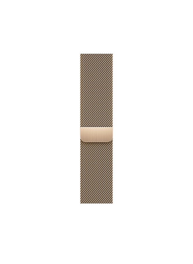 Watch Series 8 GPS + Cellular 41mm Stainless Steel Case With Milanese Loop Gold Milanese Loop
