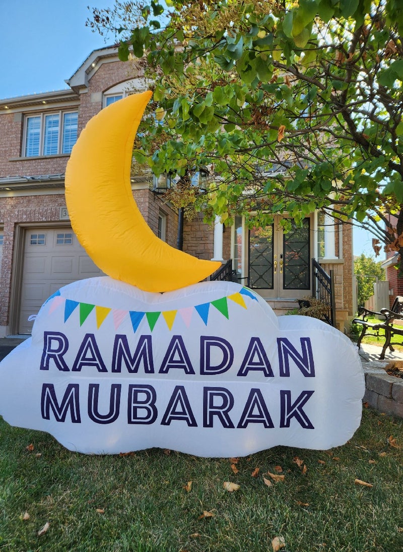 Reversible Crescent Ramadan/Eid Outdoor inflatable