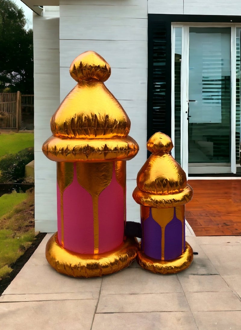 Festive Ramadan Lanterns Inflatable, for Ramadan Kareem, EID Mubarak.