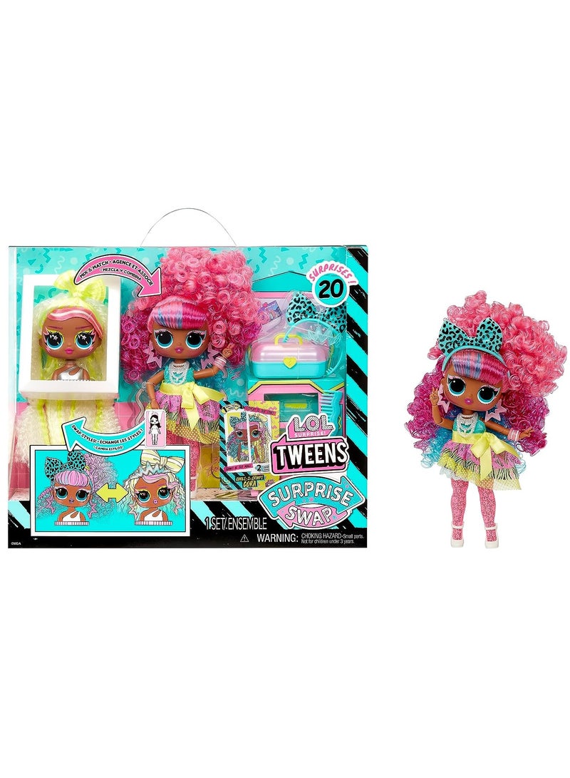 LOL Surprise Tweens Swap Fashion Doll - Curls to Crimps Cora