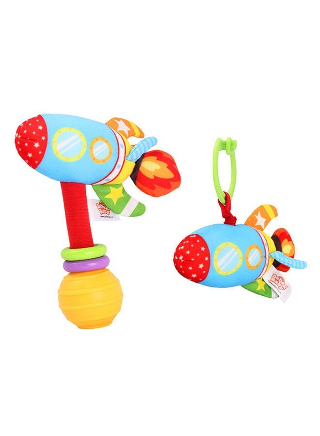 2-Piece Baby Rattle Toy