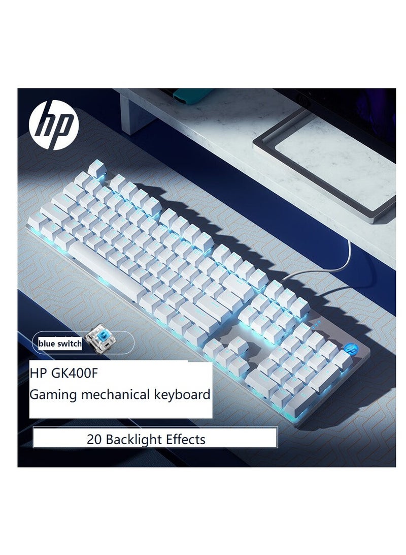 HP GK400F Mechanical Gaming Keyboard White