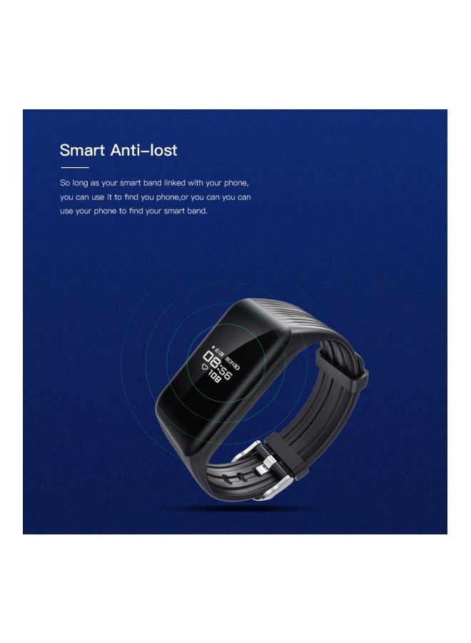105.0 mAh K1 Bluetooth Fitness Tracker Blue/Black