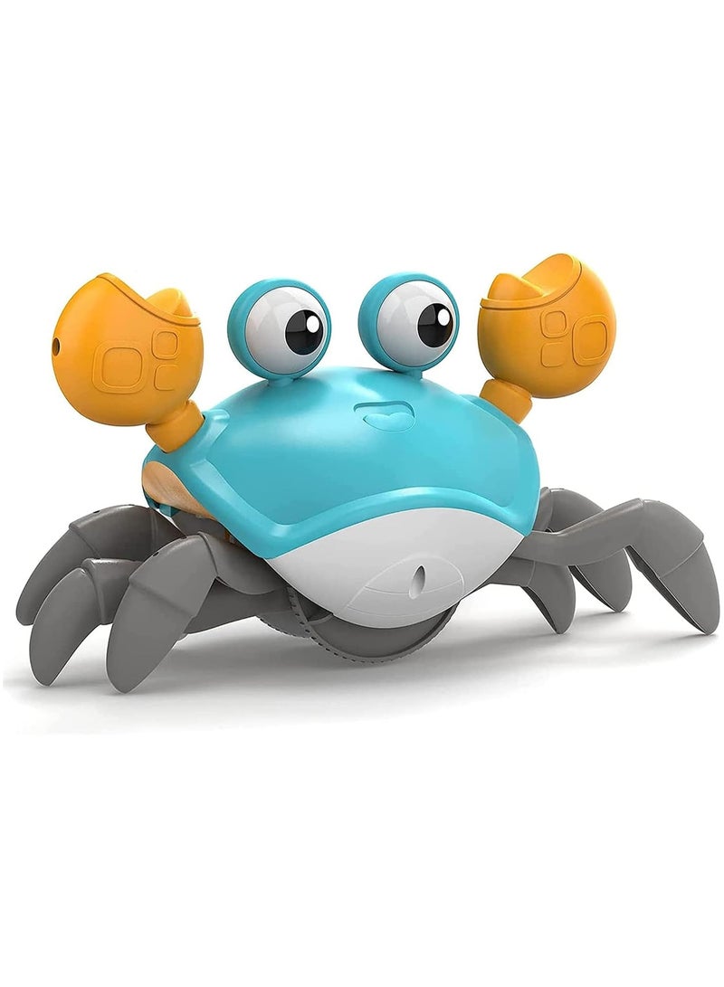Crawling Crab Baby Toy, Infant Tummy Time Toy With Light and Sound