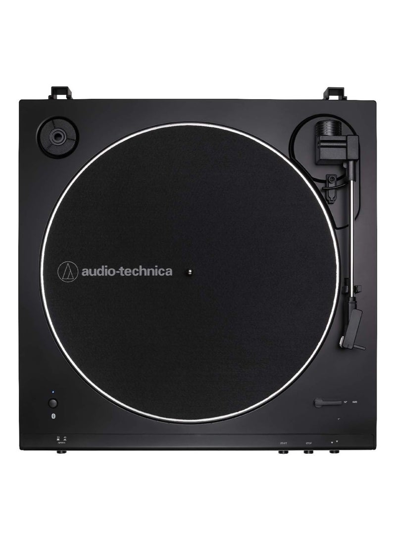 Audio Technica AT LP60XBT Full Automatic Wireless Belt Drive Turntable, Black