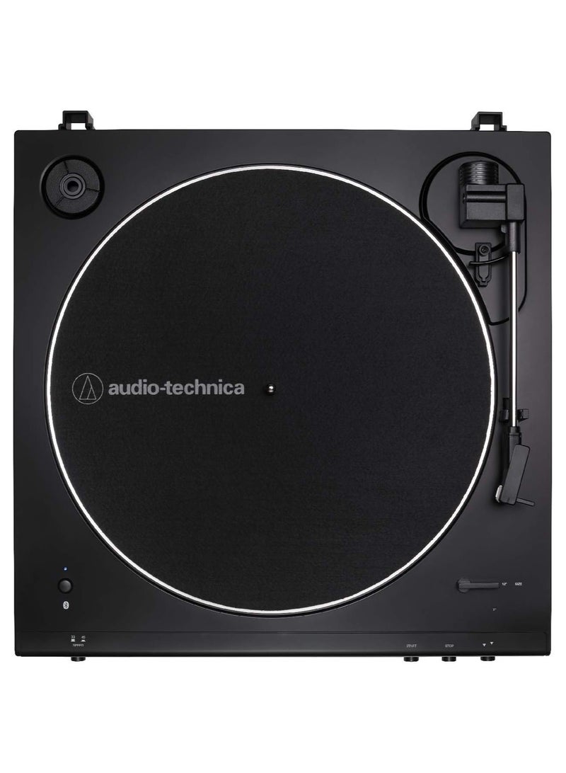 Audio Technica AT LP60XBT Full Automatic Wireless Belt Drive Turntable, Black