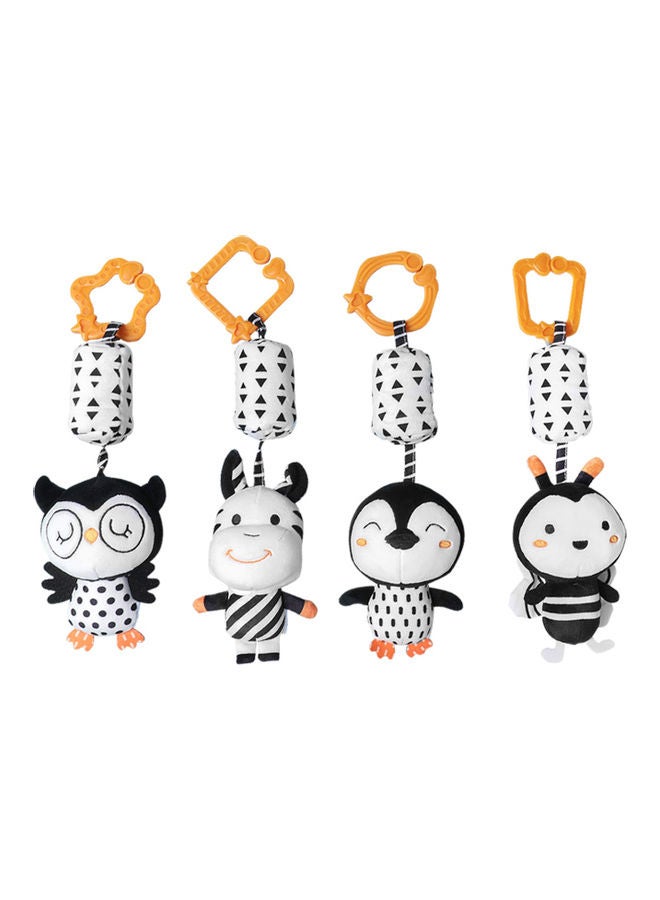 4-Piece Baby Hanging Rattle Toy