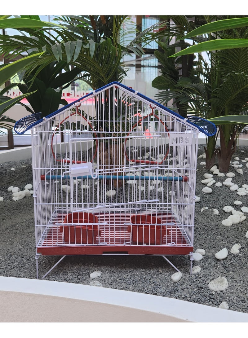 MBS Baby Small Bird Cage  Compact and Cozy Haven for Your Feathered Friend  40.64 x 38.1 x 30.48 cm